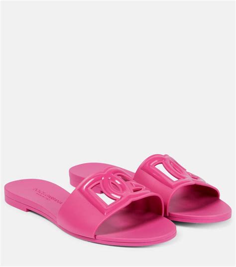 dolce gabbana rubber slides|dolce and gabbana jelly sandals.